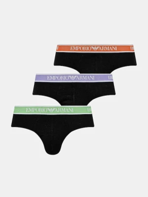 Emporio Armani Underwear slipy 3-pack męskie kolor czarny EM000258 AF10779