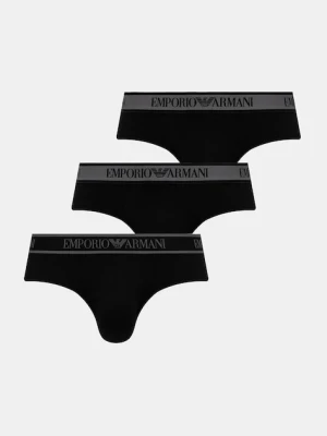 Emporio Armani Underwear slipy 3-pack męskie kolor czarny EM000258 AF10779