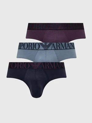 Zdjęcie produktu Emporio Armani Underwear slipy 3-pack męskie kolor granatowy 111734 4F726