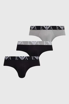 Emporio Armani Underwear slipy 3-pack męskie kolor szary