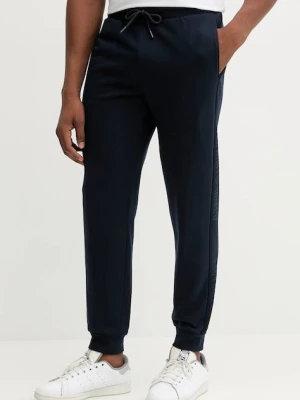 Emporio Armani Underwear spodnie dresowe męskie kolor granatowy z aplikacją EM000500 AF14976