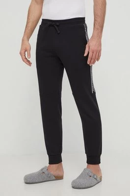 Emporio Armani Underwear spodnie lounge kolor czarny z aplikacją 112082 4R571