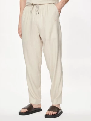 Emporio Armani Underwear Spodnie materiałowe 211871 4R467 00040 Écru Regular Fit