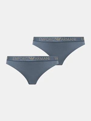 Emporio Armani Underwear stringi 2-pack kolor niebieski 163333 4F235