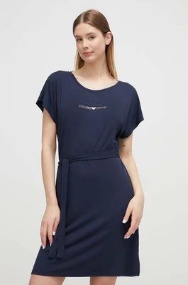 Emporio Armani Underwear sukienka plażowa kolor granatowy 262728 4R314