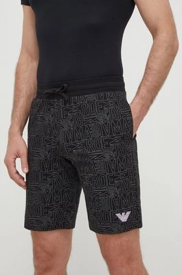 Emporio Armani Underwear szorty bawełniane lounge kolor czarny 111004 4R566