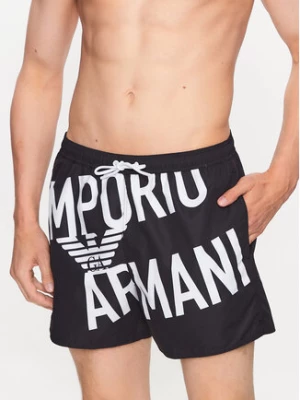 Emporio Armani Underwear Szorty kąpielowe 211740 3R424 21921 Czarny Regular Fit