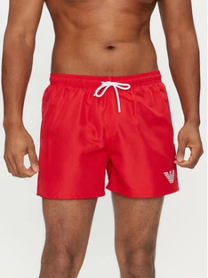 Emporio Armani Underwear Szorty kąpielowe 211752 4R438 00774 Czerwony Regular Fit