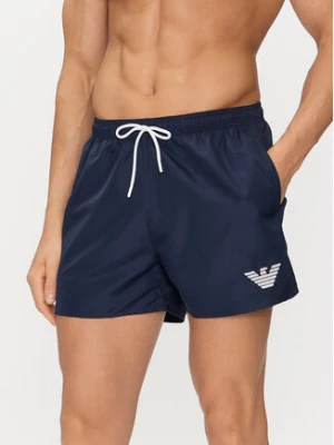 Emporio Armani Underwear Szorty kąpielowe 211752 4R438 06935 Granatowy Regular Fit