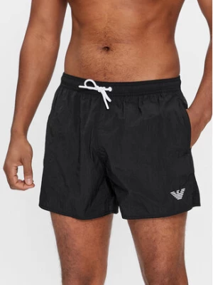 Emporio Armani Underwear Szorty kąpielowe 211756 4R422 00020 Czarny Regular Fit