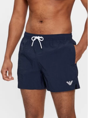 Emporio Armani Underwear Szorty kąpielowe 211756 4R422 06935 Granatowy Regular Fit