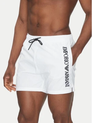 Emporio Armani Underwear Szorty kąpielowe EM000583 AF12330 U0002 Biały Regular Fit