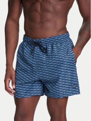 Emporio Armani Underwear Szorty kąpielowe EM000583 AF12342 F9035 Niebieski Regular Fit