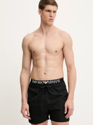 Emporio Armani Underwear szorty kąpielowe kolor czarny EM000686 AF12329