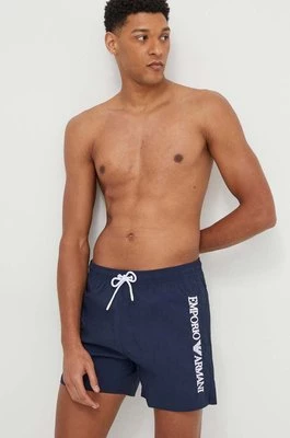 Emporio Armani Underwear szorty kąpielowe kolor granatowy 211740 4R422