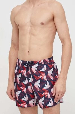 Emporio Armani Underwear szorty kąpielowe kolor granatowy