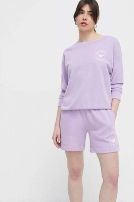 Emporio Armani Underwear szorty plażowe kolor fioletowy