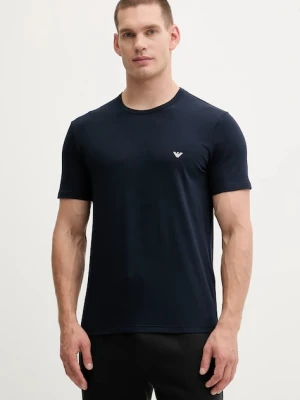 Emporio Armani Underwear t-shirt 2-pack męski kolor granatowy gładki EM000391 AF14132