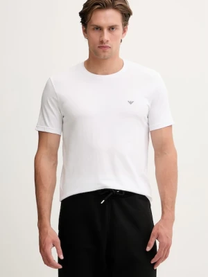 Emporio Armani Underwear T-shirt basic męski bawełniany z elastanem 2-pack
