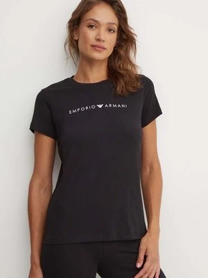 Emporio Armani Underwear t-shirt bawełniany lounge kolor czarny 164720 4F227