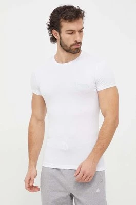 Emporio Armani Underwear t-shirt lounge 2-pack kolor biały z nadrukiem