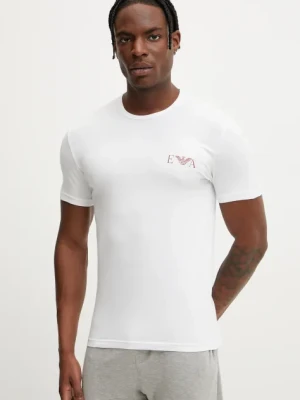 Emporio Armani Underwear t-shirt lounge 2-pack kolor czarny z nadrukiem EM001849 AF10778