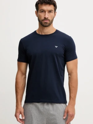 Emporio Armani Underwear t-shirt lounge 2-pack męski kolor granatowy melanżowy EM000391 AF10776