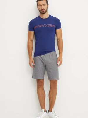 Emporio Armani Underwear t-shirt lounge granatowy