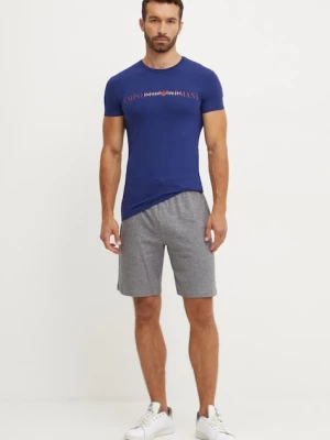 Emporio Armani Underwear t-shirt lounge granatowy