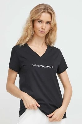 Emporio Armani Underwear t-shirt lounge bawełniany kolor czarny