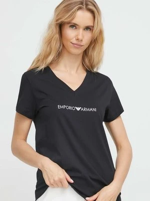 Emporio Armani Underwear t-shirt lounge bawełniany kolor czarny