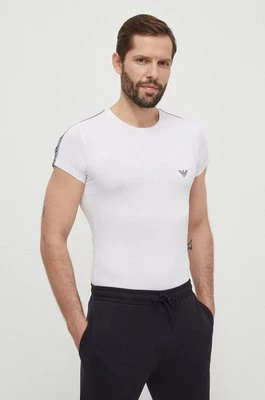 Emporio Armani Underwear t-shirt lounge kolor biały z aplikacją 111035 4R523
