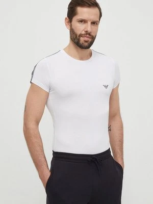 Emporio Armani Underwear t-shirt lounge kolor biały z aplikacją 111035 4R523