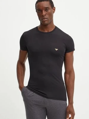 Emporio Armani Underwear t-shirt lounge kolor czarny gładki 111035 4F512