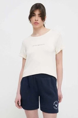 Emporio Armani Underwear t-shirt plażowy kolor beżowy 262633 4R314