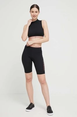 Emporio Armani Underwear top damski kolor czarny z półgolfem