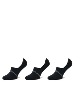 Emporio Armani Underwear Zestaw 3 par stopek męskich 306227 4F254 50620 Czarny