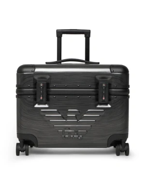 Emporio Armani Walizka kabinowa EM006923 AF15459 Szary ciemny