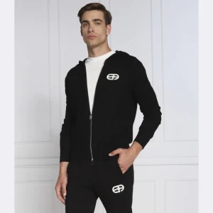 Emporio Armani Wełniana bluza | Slim Fit