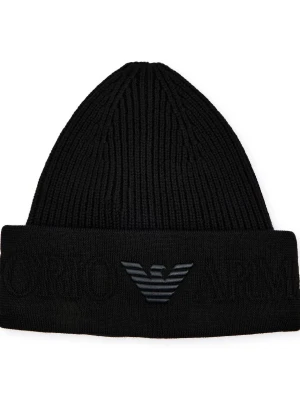 Emporio Armani Wełniana czapka