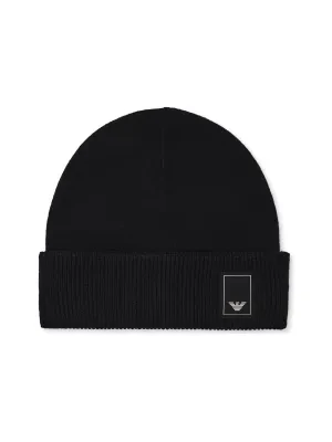 Emporio Armani Wełniana czapka | z dodatkiem kaszmiru