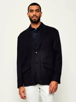 Emporio Armani Wełniana marynarka | Loose fit | z dodatkiem kaszmiru