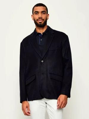 Emporio Armani Wełniana marynarka | Loose fit | z dodatkiem kaszmiru