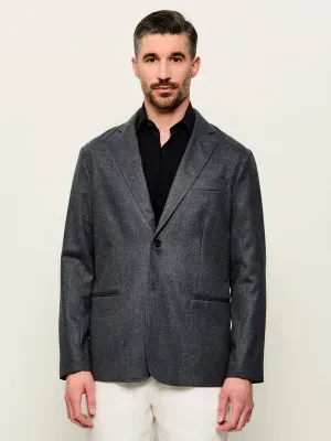 Emporio Armani Wełniana marynarka | Regular Fit