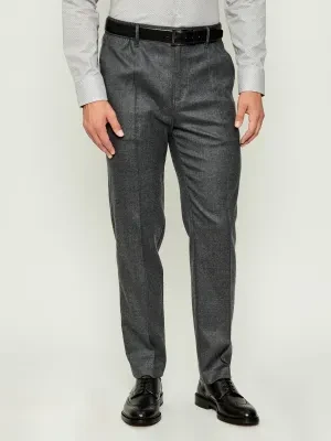 Emporio Armani Wełniane spodnie | Regular Fit