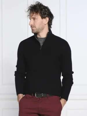 Emporio Armani Wełniany sweter MAGLIA | Regular Fit | z dodatkiem kaszmiru
