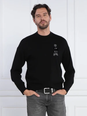 Emporio Armani Wełniany sweter PULLOVER