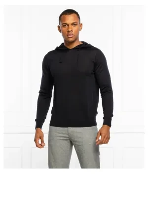 Emporio Armani Wełniany sweter | Regular Fit