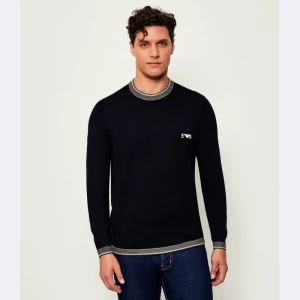 Emporio Armani Wełniany sweter | Regular Fit