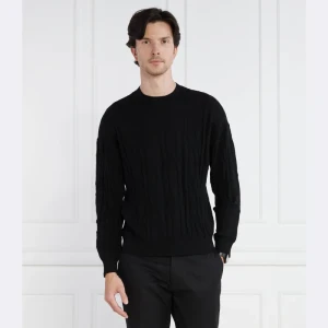 Emporio Armani Wełniany sweter | Regular Fit